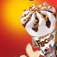 Sorvete Cone de Flocos