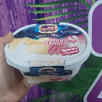 Sorvete de Creme & Morango - 1lts
